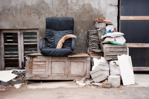 Eco-friendly disposal during garage clearance