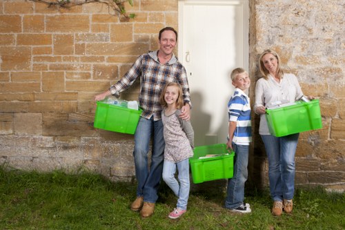 Satisfied customers after successful house clearance